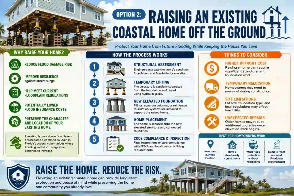 Raising an Existing Coastal Home Off the Ground